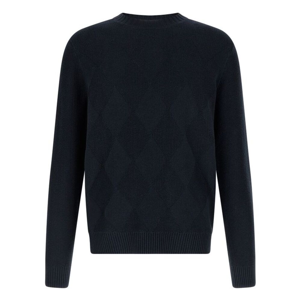 Ballantyne Blue Cotton Men's Cardigan